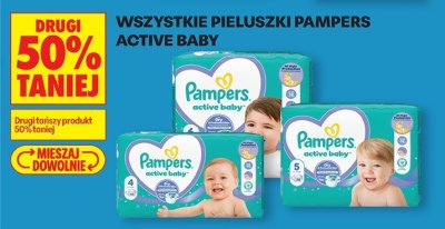 Pieluchy Pampers Active Baby promocja w Biedronka