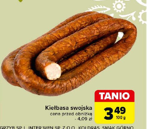 Kiełbasa swojska promocja