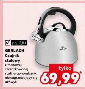 Czajnik nierdzewny 2.8 l Gerlach promocja