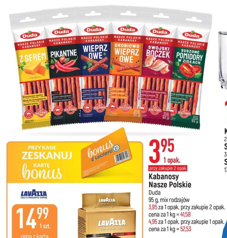 Kabanosy z serem Silesia duda promocja