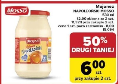 Majonez napoleoński promocja w Carrefour Market