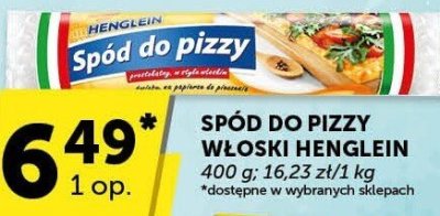 Spód do pizzy włoski Henglein promocja w Groszek
