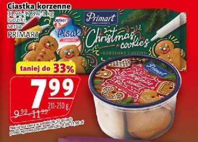 Ciastka korzenne promocja w Prim Market
