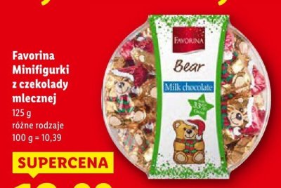 Czekolada Favorina Minifigurki z czekolady mlecznej promocja w Lidl