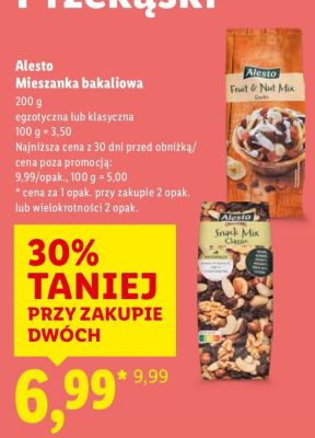 Mieszanka bakaliowa egzotyczna 200 g promocja w Lidl