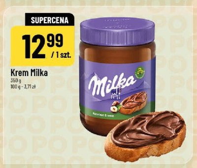 Krem Milka orzechowy promocja w POLOmarket