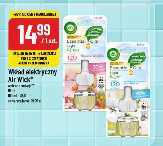 Wkład morska mgiełka Air wick essential oils promocja