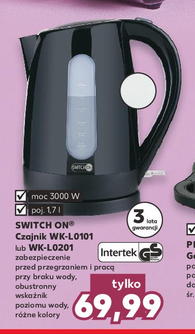 Czajnik wk-l0201 Switch on promocje