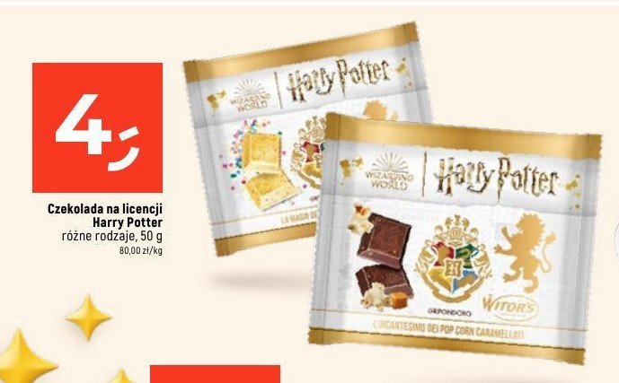 Czekolada harry potter Witor's promocja w Dealz