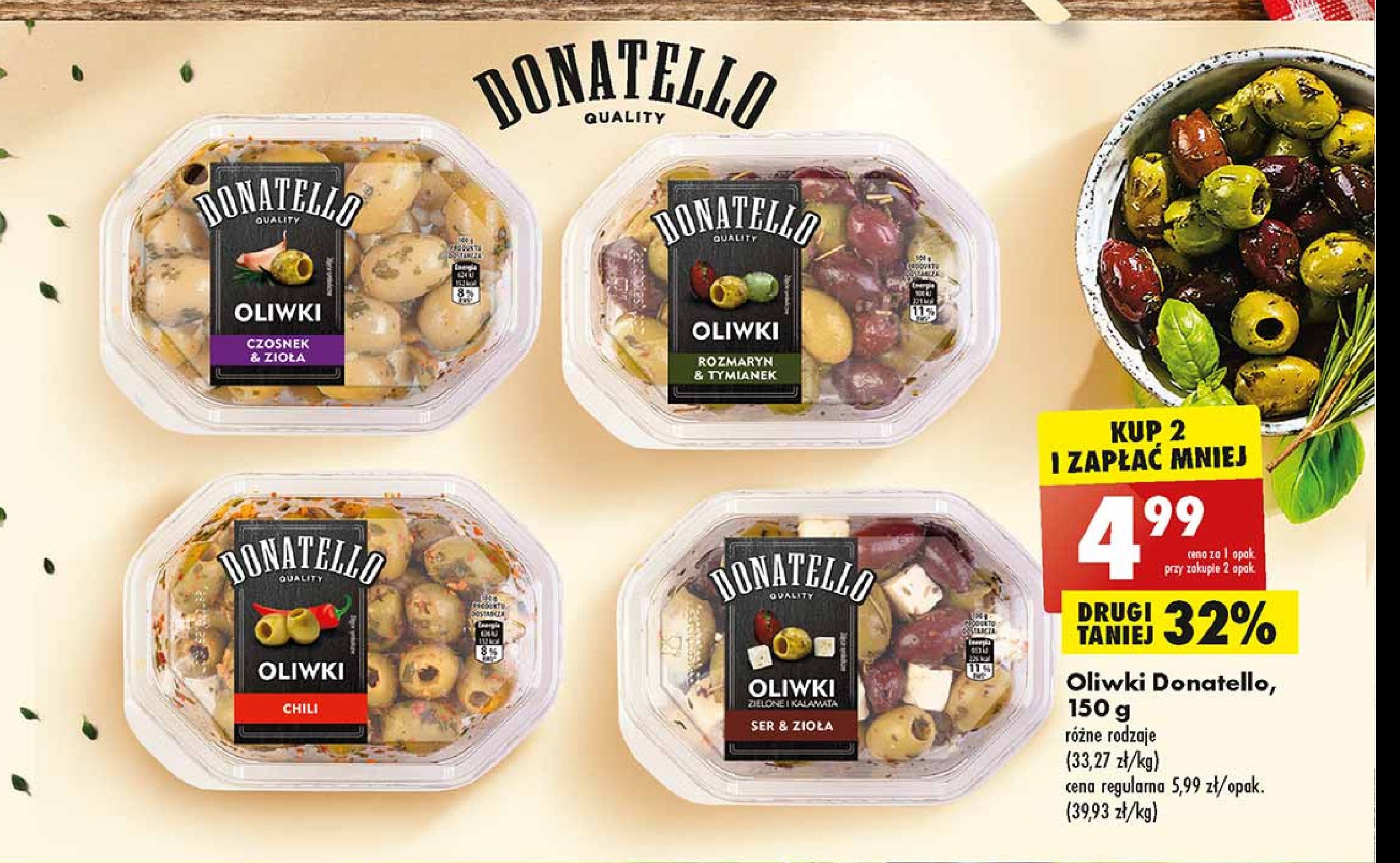 Oliwki chili Donatello antipasti promocje