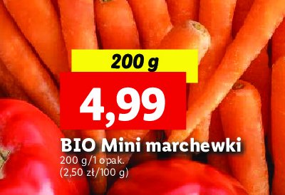 Marchewka mini Bio organic promocja