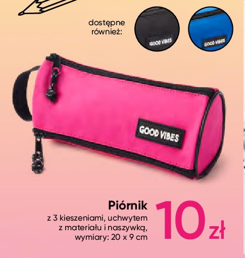 Pi贸rnik z 3 kieszeniami good vibes promocja