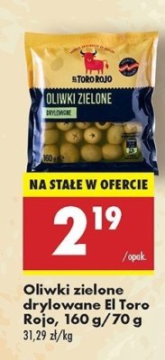 Oliwki zielone drylowane El toro rojo promocja