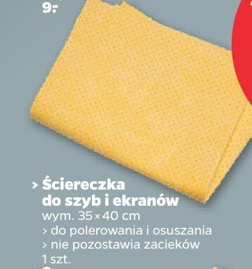 Ściereczka do szyb i ekranów  promocja w Netto