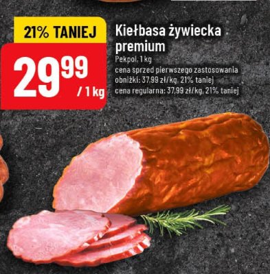 Kiełbasa żywiecka premium Pekpol promocja w POLOmarket