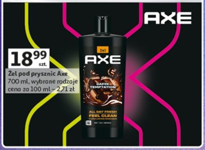 Żel pod prysznic Axe promocja w Auchan