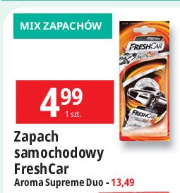 Zapach do samochodu duo AROMA CAR SUPREME promocja