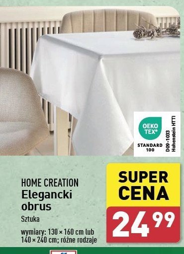 Obrus elegancki 140 x 240 cm Home creation promocja