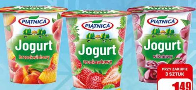 Jogurt owocowy różne rodzaje promocja w Dino