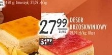 Sernik z brzoskwiniami Olsza promocja