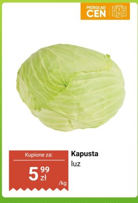 Kapusta luz promocja w Dino