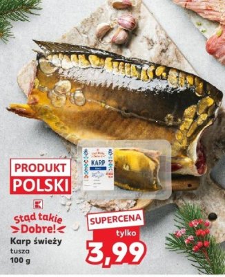 Karp świeży tusza 100 g promocja w Kaufland