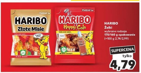 Żelki Haribo happy cola promocja w Kaufland