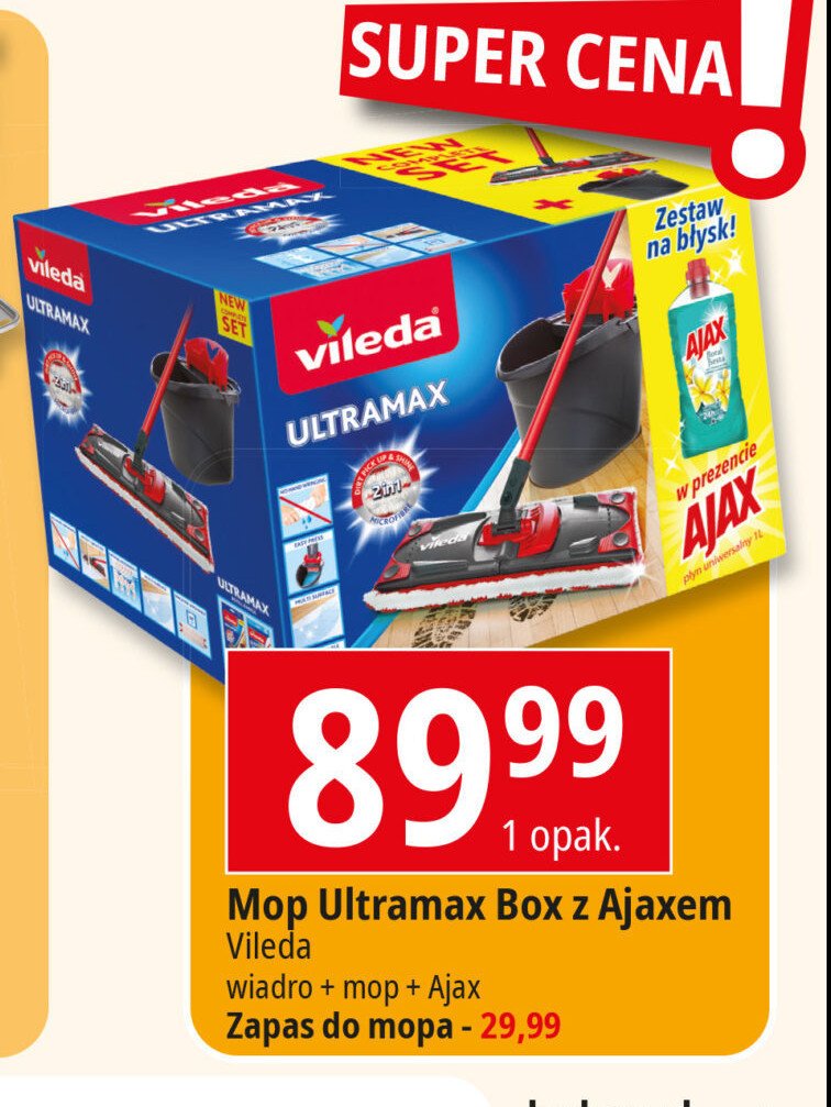 Zestaw do sprzątania ultra max Vileda promocja