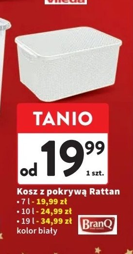 Koszyk rattanowy 7 l Branq promocja