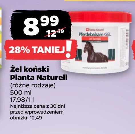 Krem koński Planta naturell promocja