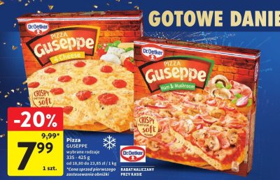 Pizza Guseppe promocja w Intermarche