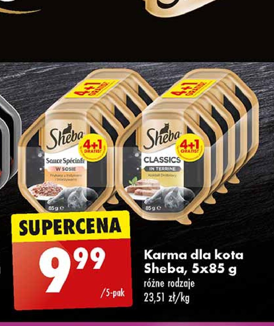 Karma dla kota koktail drobiowy Sheba classics promocja