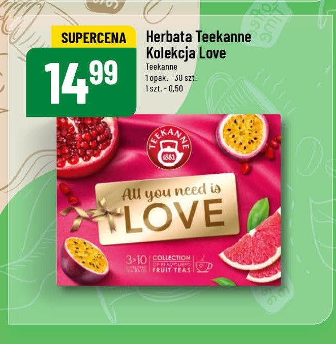 Herbata love collection Teekanne love promocja