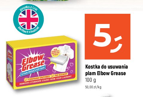 Mydło odplamiające ELBOW GREASE promocja w Dealz