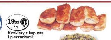 Krokiety z kapustą i pieczarkami promocja w Wafelek
