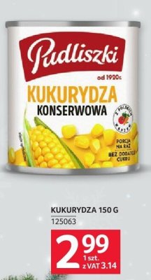 Kukurydza konserwowa 150 g promocja w Selgros