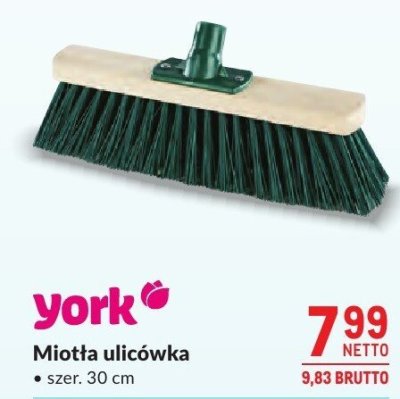 Miotła ulicówka York promocja w Makro