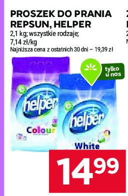 Proszek do prania white HELPER promocja