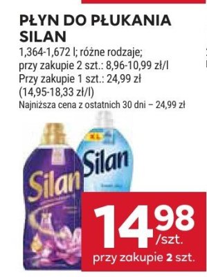 Płyn do płukania Silan promocja w Stokrotka