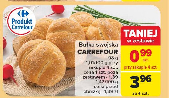 Bułka swojska Carrefour promocja