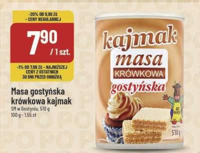 Masa gostyńska krówkowa kajmak promocja w POLOmarket