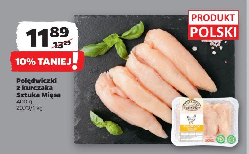 Polędwiczki z kurczaka SZTUKA MIĘSA NETTO promocja