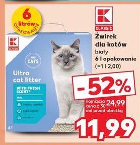 Żwirek dla kota K-classic promocja