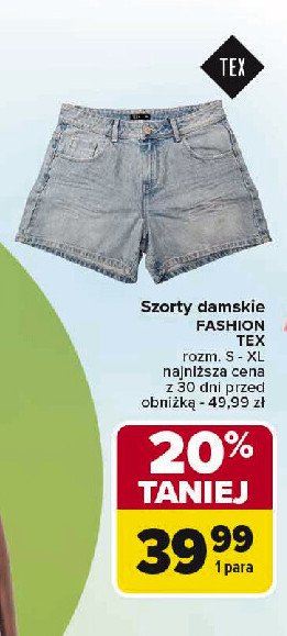 Szorty damskie s-xl Tex promocja