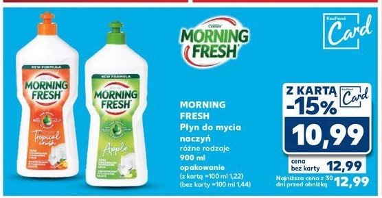 Płyn do naczyń tropical Morning fresh promocja