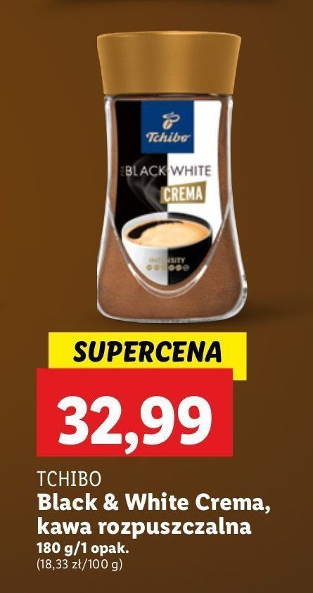 Kawa Tchibo black 'n white crema Tchibo cafe promocja w Lidl