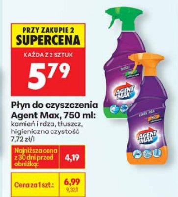 Płyn do czyszczenia kamień i rdza promocja w Biedronka