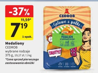 Medaliony CEDROB wybrane rodzaje promocja w Intermarche