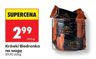 Krówki Biedronka na wagę promocja w Biedronka
