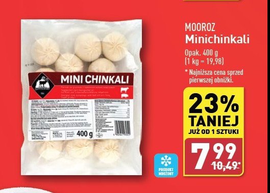 Mini chinkali Mooroz promocja